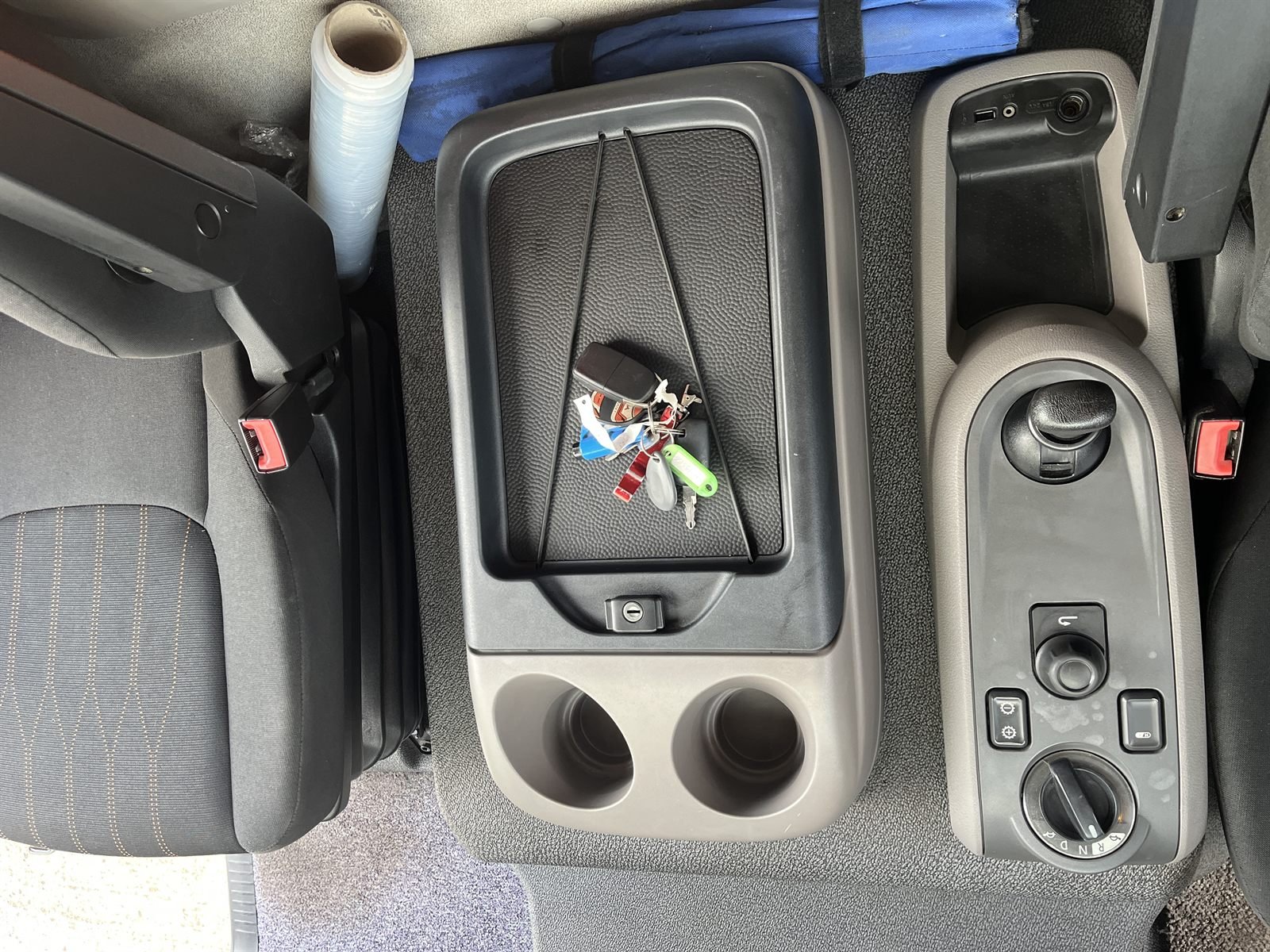 Console de véhicule après nettoyage Bob Fleet Service